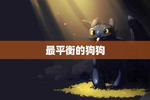最平衡的狗狗