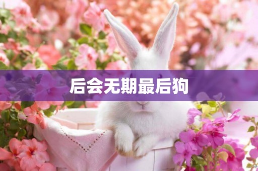 后會無期最后狗