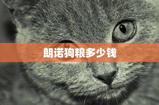 朗諾狗糧多少錢