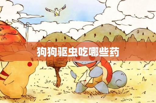 狗狗驅蟲吃哪些藥