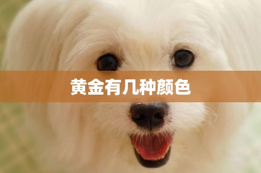 黃金有幾種顏色