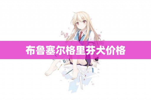 布魯塞爾格里芬犬價格