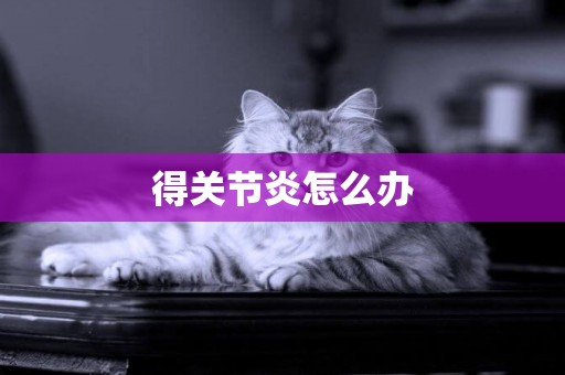 得關節炎怎么辦