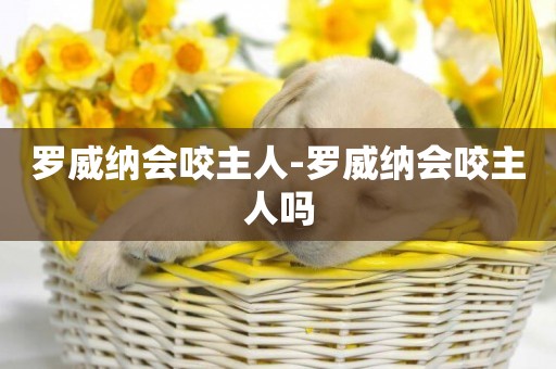 羅威納會咬主人-羅威納會咬主人嗎