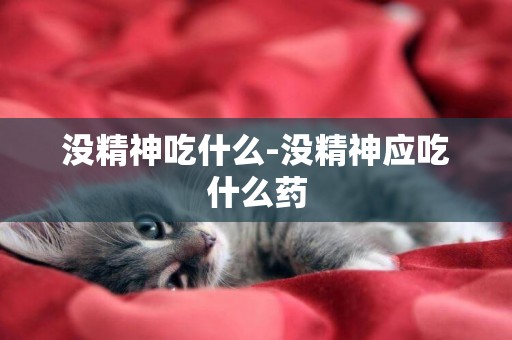 沒精神吃什么-沒精神應吃什么藥
