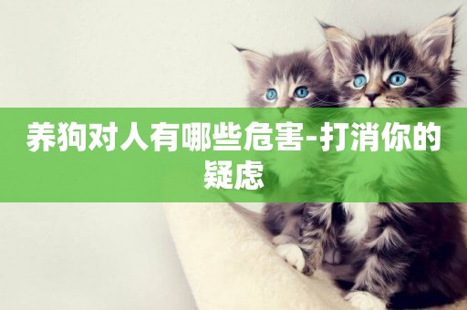 養狗對人有哪些危害-打消你的疑慮