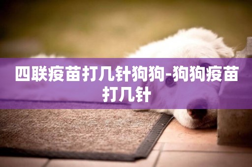 四聯疫苗打幾針狗狗-狗狗疫苗打幾針