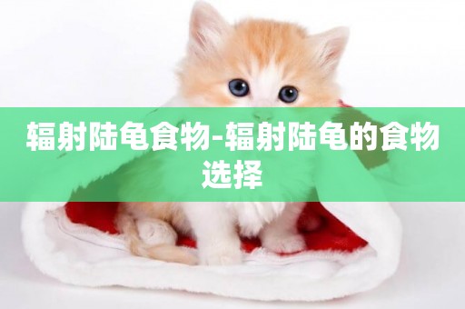輻射陸龜食物-輻射陸龜的食物選擇