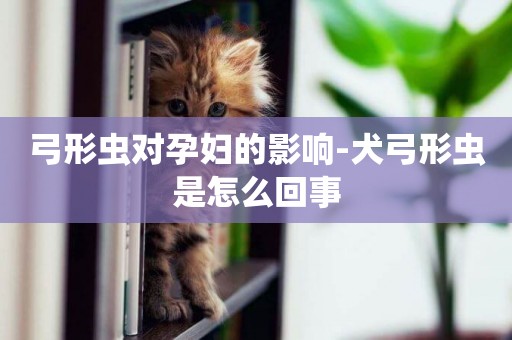 弓形蟲對孕婦的影響-犬弓形蟲是怎么回事