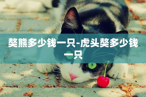 獒熊多少錢一只-虎頭獒多少錢一只