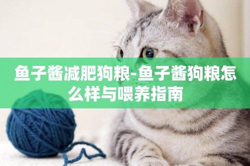魚子醬減肥狗糧-魚子醬狗糧怎么樣與喂養指南