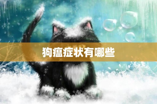 狗瘟癥狀有哪些