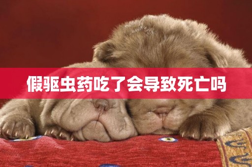 假驅蟲藥吃了會導致死亡嗎