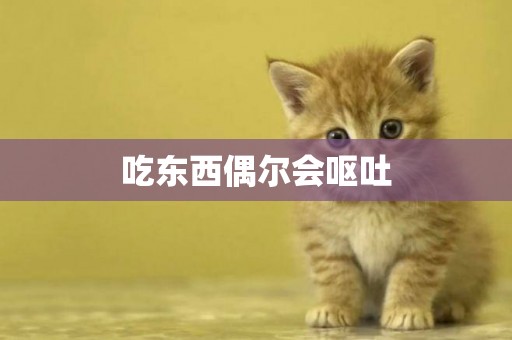 吃東西偶爾會嘔吐