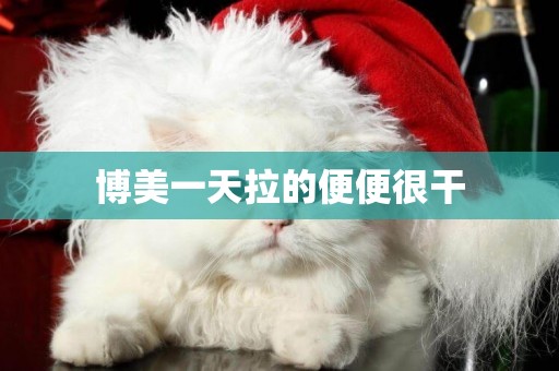 博美一天拉的便便很干