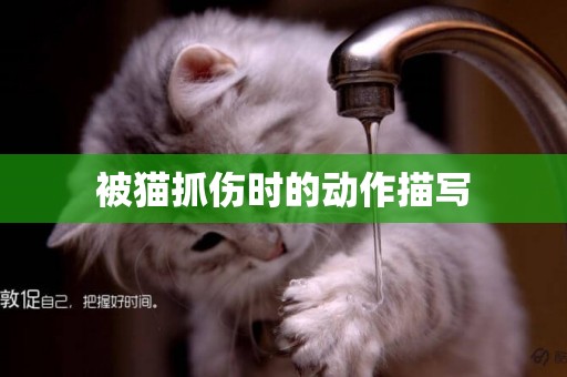 被貓抓傷時的動作描寫