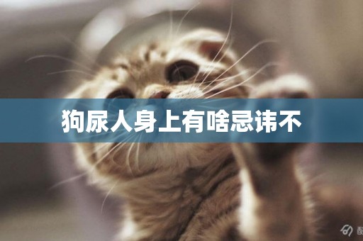 狗尿人身上有啥忌諱不
