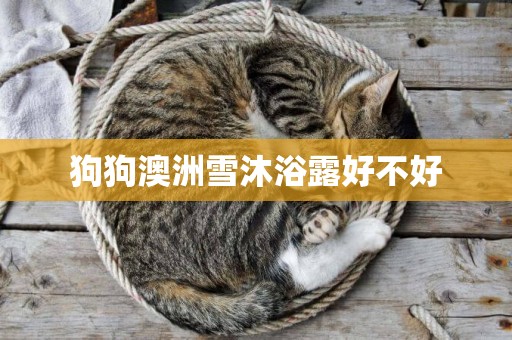 狗狗澳洲雪沐浴露好不好