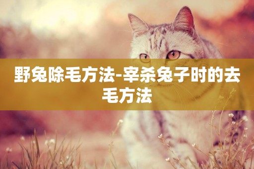 野兔除毛方法-宰殺兔子時的去毛方法