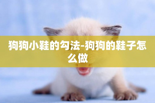 狗狗小鞋的勾法-狗狗的鞋子怎么做