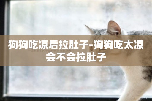 狗狗吃涼后拉肚子-狗狗吃太涼會不會拉肚子