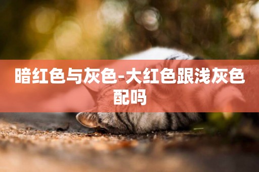 暗紅色與灰色-大紅色跟淺灰色配嗎