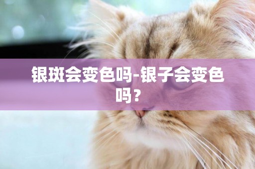 銀斑會變色嗎-銀子會變色嗎？