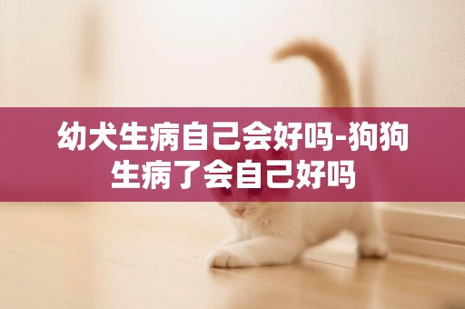 幼犬生病自己會好嗎-狗狗生病了會自己好嗎