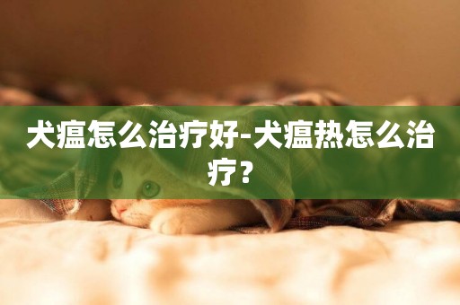 犬瘟怎么治療好-犬瘟熱怎么治療？