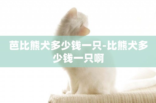 芭比熊犬多少錢一只-比熊犬多少錢一只啊