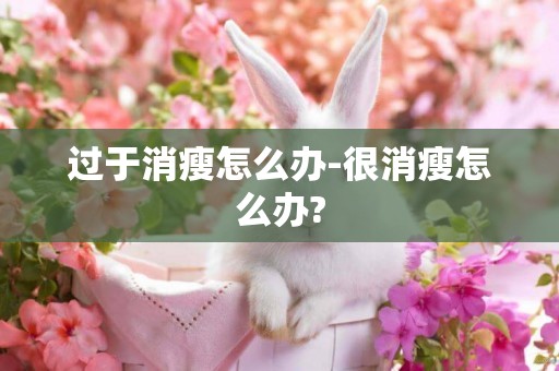 過于消瘦怎么辦-很消瘦怎么辦?
