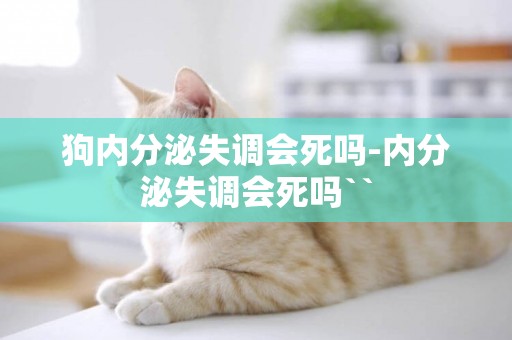 狗內分泌失調會死嗎-內分泌失調會死嗎``