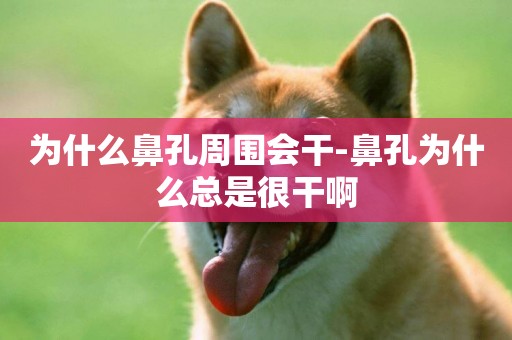 為什么鼻孔周圍會干-鼻孔為什么總是很干啊