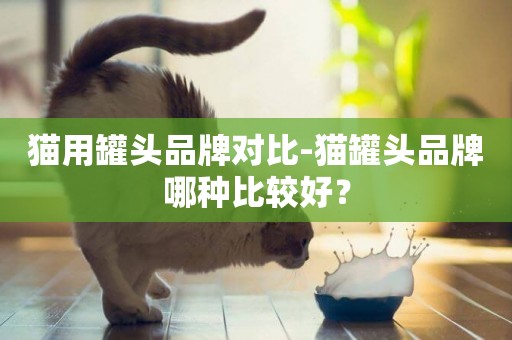 貓用罐頭品牌對比-貓罐頭品牌哪種比較好？