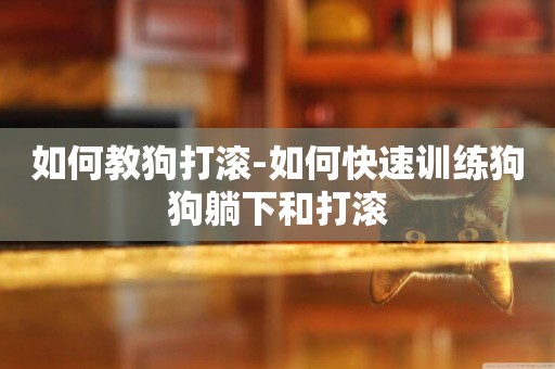 如何教狗打滾-如何快速訓練狗狗躺下和打滾