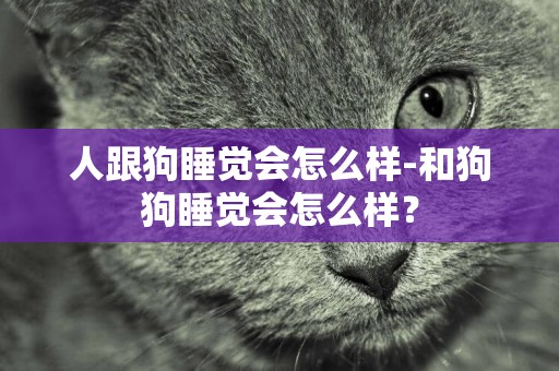 人跟狗睡覺會怎么樣-和狗狗睡覺會怎么樣？