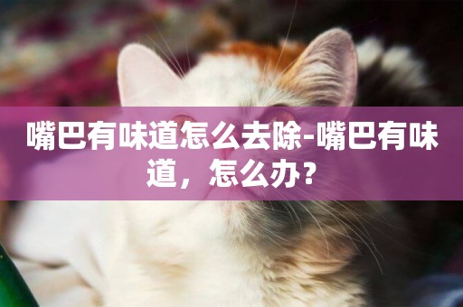 嘴巴有味道怎么去除-嘴巴有味道，怎么辦？