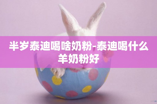 半歲泰迪喝啥奶粉-泰迪喝什么羊奶粉好