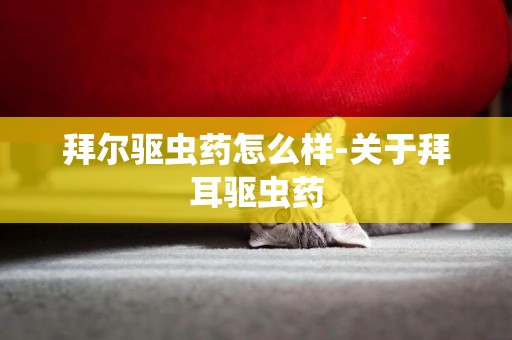 拜爾驅蟲藥怎么樣-關于拜耳驅蟲藥