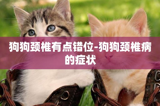 狗狗頸椎有點錯位-狗狗頸椎病的癥狀