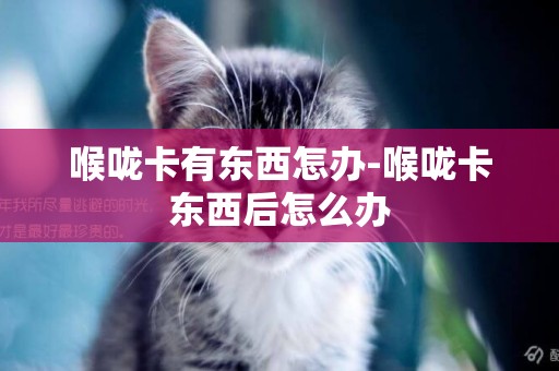 喉嚨卡有東西怎辦-喉嚨卡東西后怎么辦