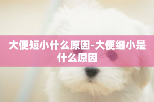 大便短小什么原因-大便細小是什么原因