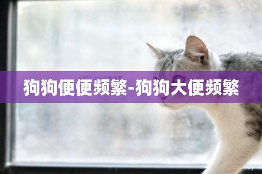 狗狗便便頻繁-狗狗大便頻繁