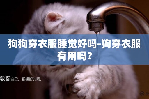 狗狗穿衣服睡覺好嗎-狗穿衣服有用嗎？