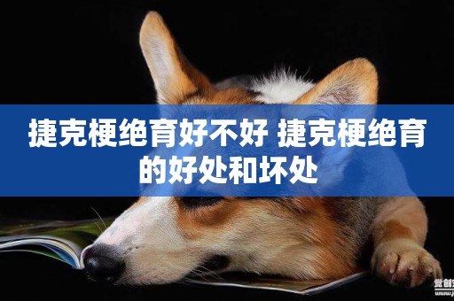 捷克梗絕育好不好 捷克梗絕育的好處和壞處