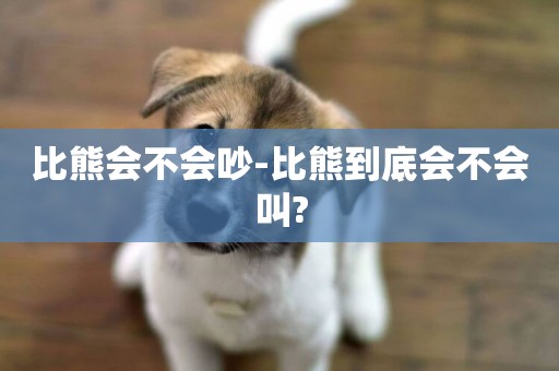 比熊會不會吵-比熊到底會不會叫?