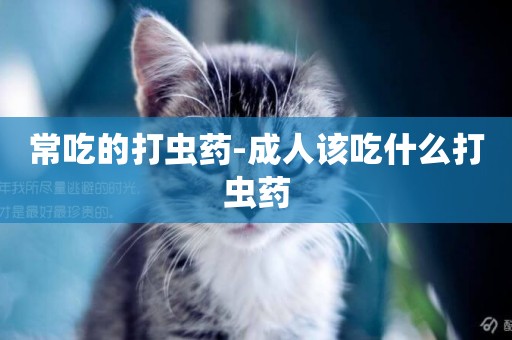 常吃的打蟲藥-成人該吃什么打蟲藥