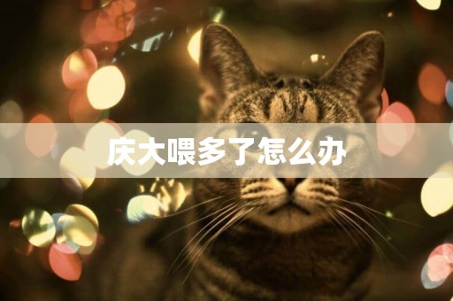 慶大喂多了怎么辦