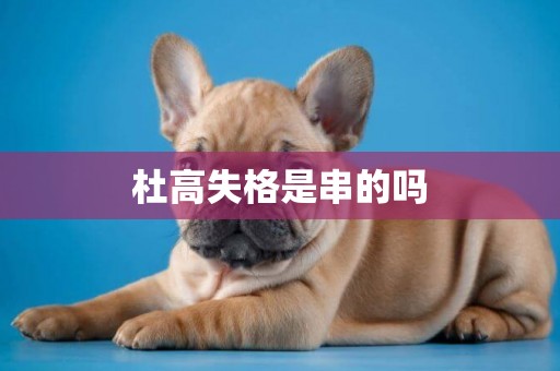 杜高失格是串的嗎