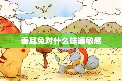 垂耳兔對什么味道敏感